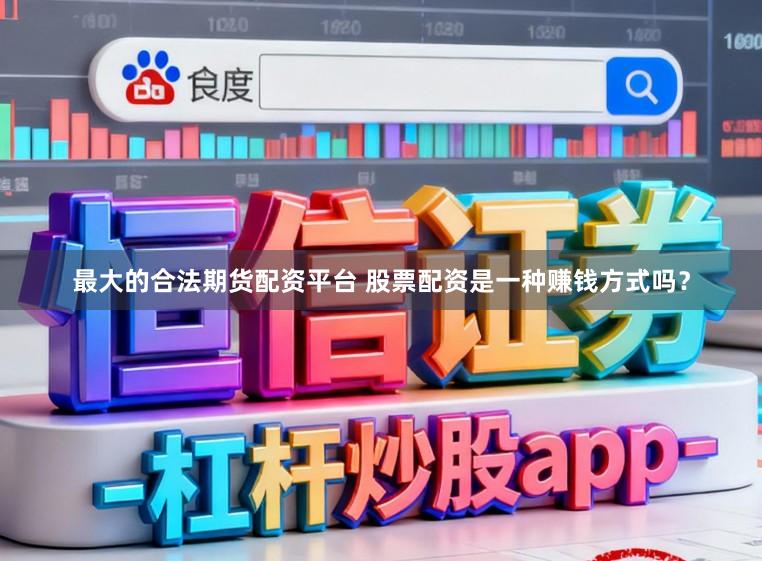 最大的合法期货配资平台 股票配资是一种赚钱方式吗？