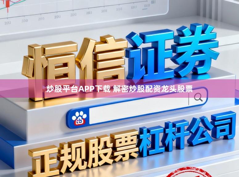 炒股平台APP下载 解密炒股配资龙头股票